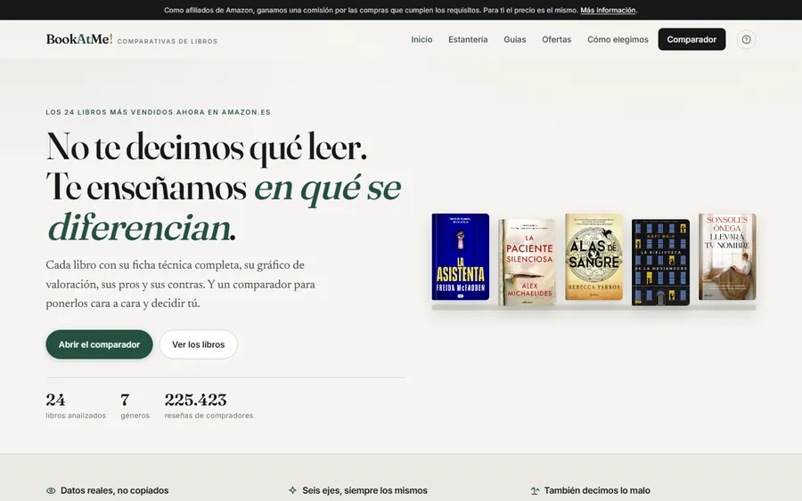 BookAtMe: comparador de libros